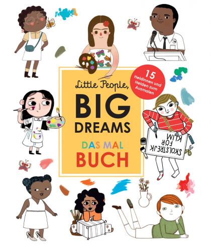 Little People, BIG DREAMS coloring book - multi