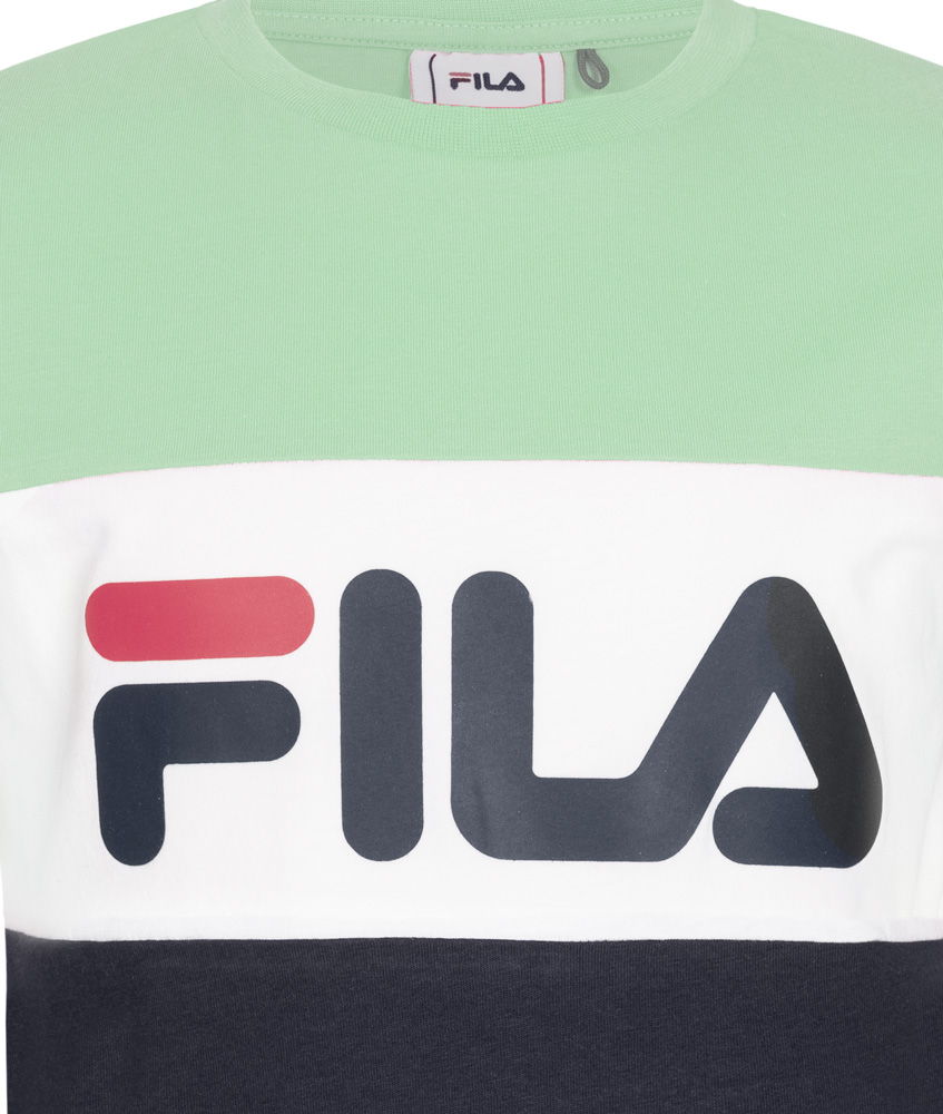 mint green fila shirt